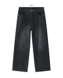 Lloyd Banding Wide Denim Pants