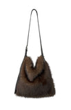 pillow fur two way bag