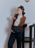 Noi Ruffle Large Shoulder Bag