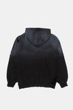 Groovy cut out dirty washed hoodie