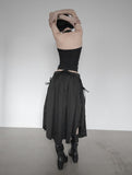 Ar Cowl Neck Halter Tube Top