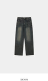 Greece vintage washed denim pants