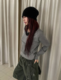 Pigment Dekki Pocket V-Neck Hoodie