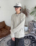 Rubin Pigment Button T-Shirt