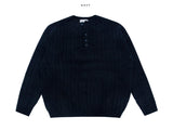 Levon Henley Neck Cable Knit