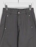 Benlu Rivet Cotton Wide Pants