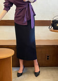 Days Basic H-Line Banding Long Skirt