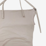Babinyu String Halter Shirring One Piece (Belt Set)