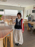 Bikan Dot Frill Sleeveless Blouse