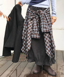 BLOOM CURVE FRILL SKIRT