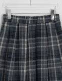 Gilnas Banding Check Midi Skirt