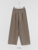 Upol Summer Stripe Banding Wide Pants