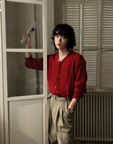 Falling belted wide slacks