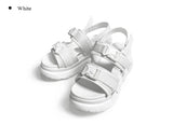 Lou Two Buckle Strap Whole Heel Sandal