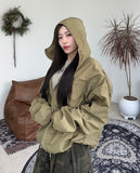 Kib Waterproof Shirring Wind Jacket