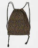 Vintsun Leopard Pocket String Backpack