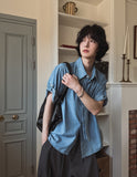 Hertz Tie Roll Up Short Sleeve Shirt