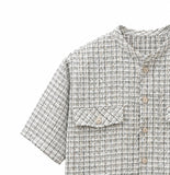 Nowell Check Tweed Short Sleeve Shirt