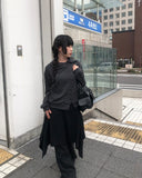 Piyu Unbalance Diagonal Button Cardigan