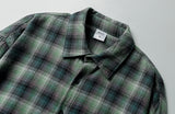 Denier Overfit Ombre Check Shirt