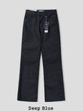 Chase Herringbone Wide Denim Pants