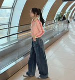 Tokyo Lettering High Neck Color Matching Pink Crop Jersey