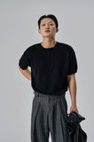 Stripe Pintuck Wide Slacks