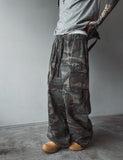 Croy Double Camo Big Cargo Pants