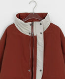 [Unisex] Sangeru Color Matching Half Padding Jumper