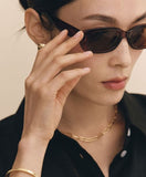 [Premium Plating] H Edition AB Round Tag Chain Necklace
