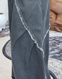 Cabello cutting line denim pants