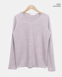 UN UV-Neck Striped Long-Sleeve T-Shirt