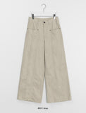 Visitk Summer Cut Cotton Wide Pants