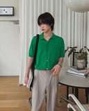 Biel Summer Linen Collar Half Cardigan