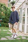 Striped Waffen Logo Long Sleeve