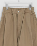 [unisex] Dalkas Pintuck Cotton Banding Wide Pants