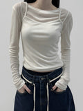 Niyu See-Through Layered T-Shirt