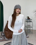 Ines Brushed Long Sleeve Tee