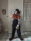 Eki peach two-tuck chino pants