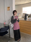 Boboki Banding String Nylon Wide Cargo Pants
