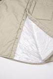 Eric fade washed padded shirt