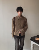 With scarf blouson