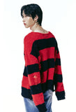 [LANARCH] Destroyed Stripe Knit