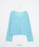 Milkpo Summer Basic Loose-Fit Cardigan