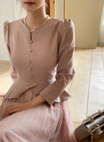 Crete color matching pleated tulle one-piece