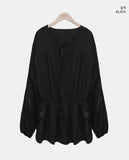 Roant V-neck Tiered Layered One Piece