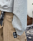 Niello Crop Hooded Zip-Up