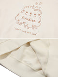 Poodles Embroidered Hoodie