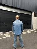 Sand Washed Denim Shirt