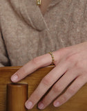 Ice Cushion Silver Ring M